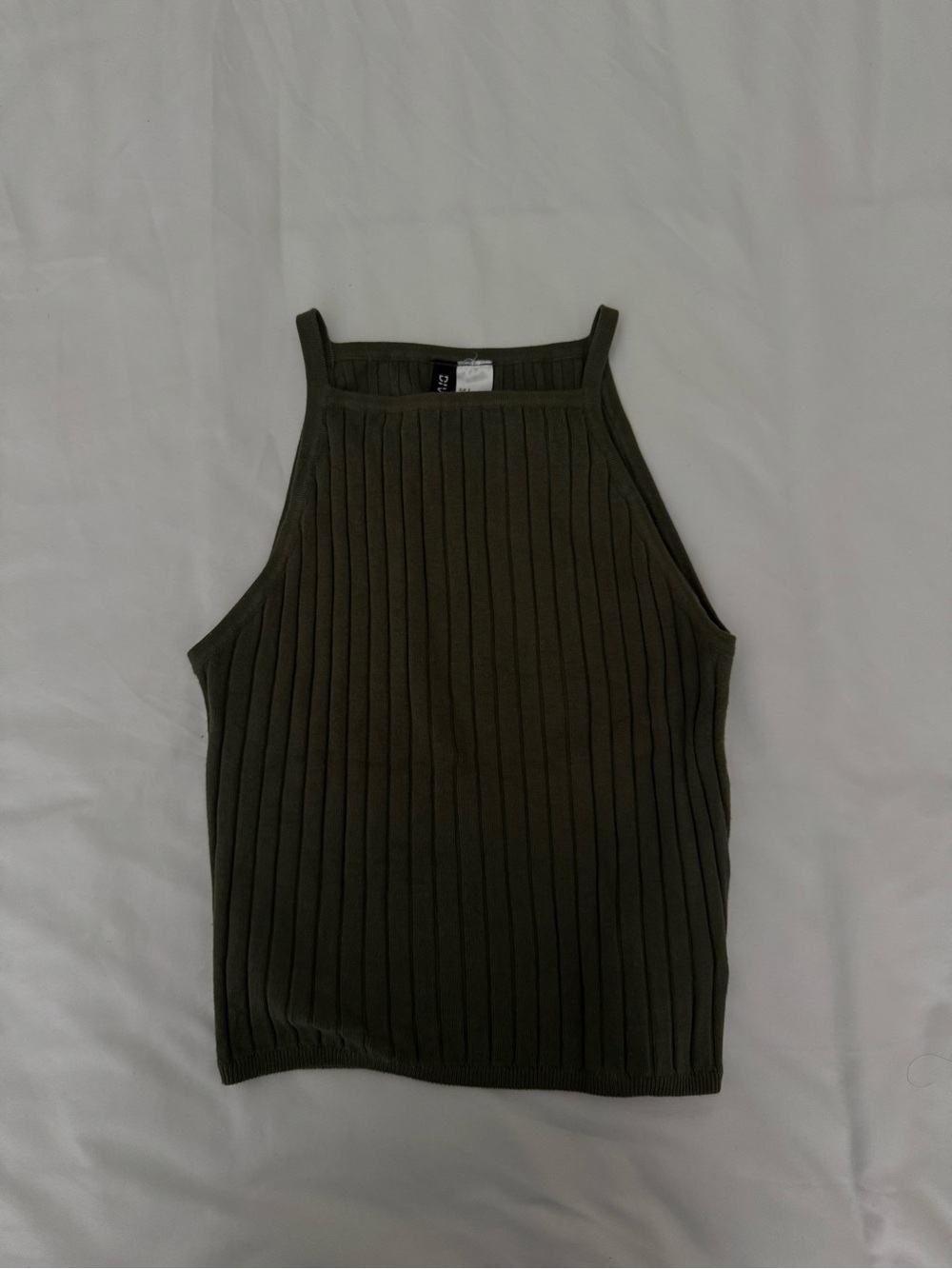 Ribbed High-Neck Tank